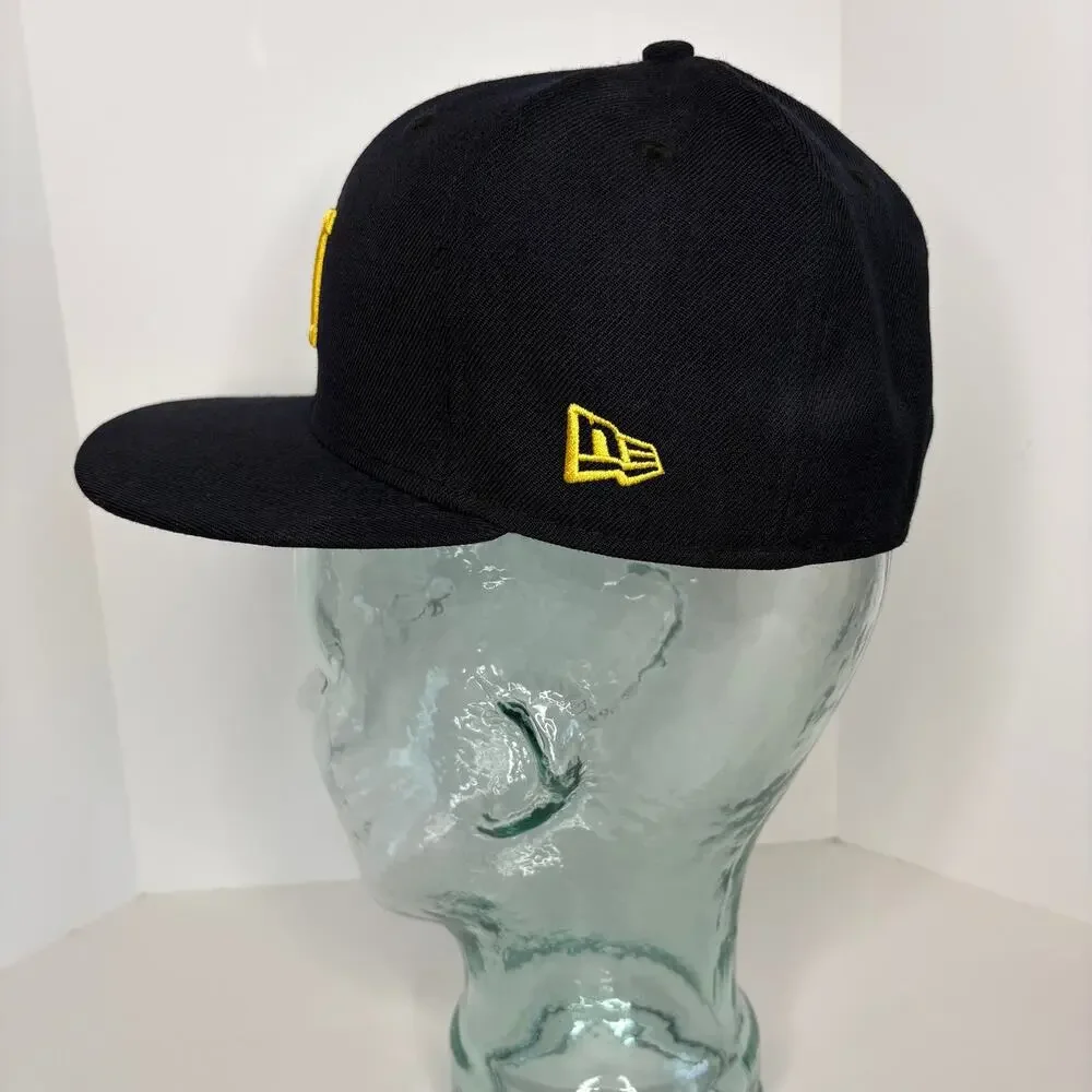 New Era University of Michigan Dark Blue Fitted Hat 6 7/8